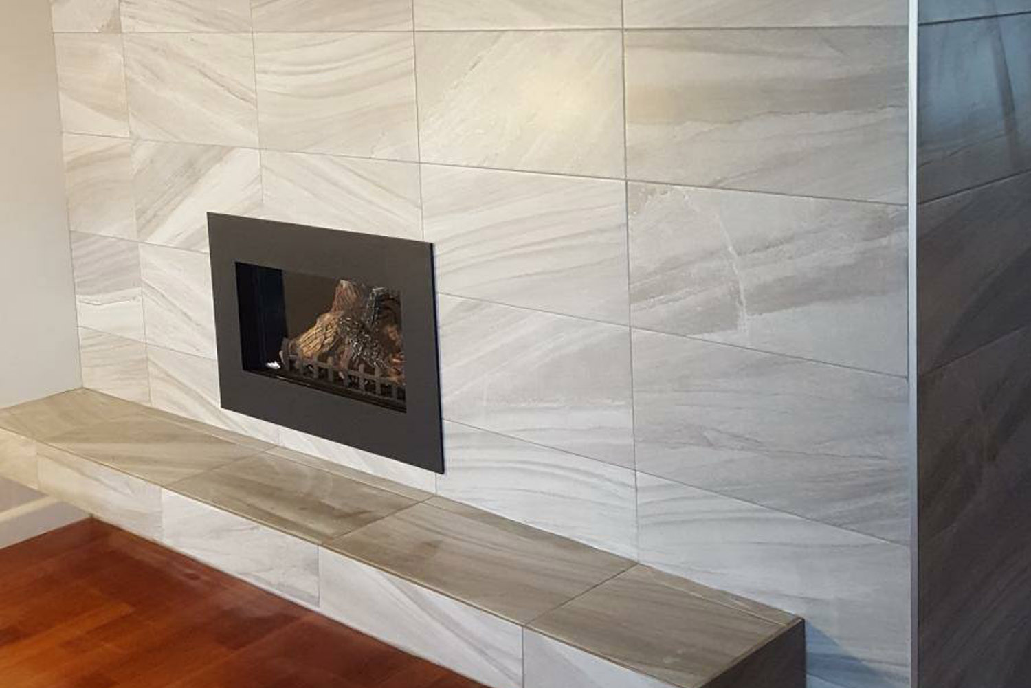 Keep your space warm and elegant with a custom fireplace